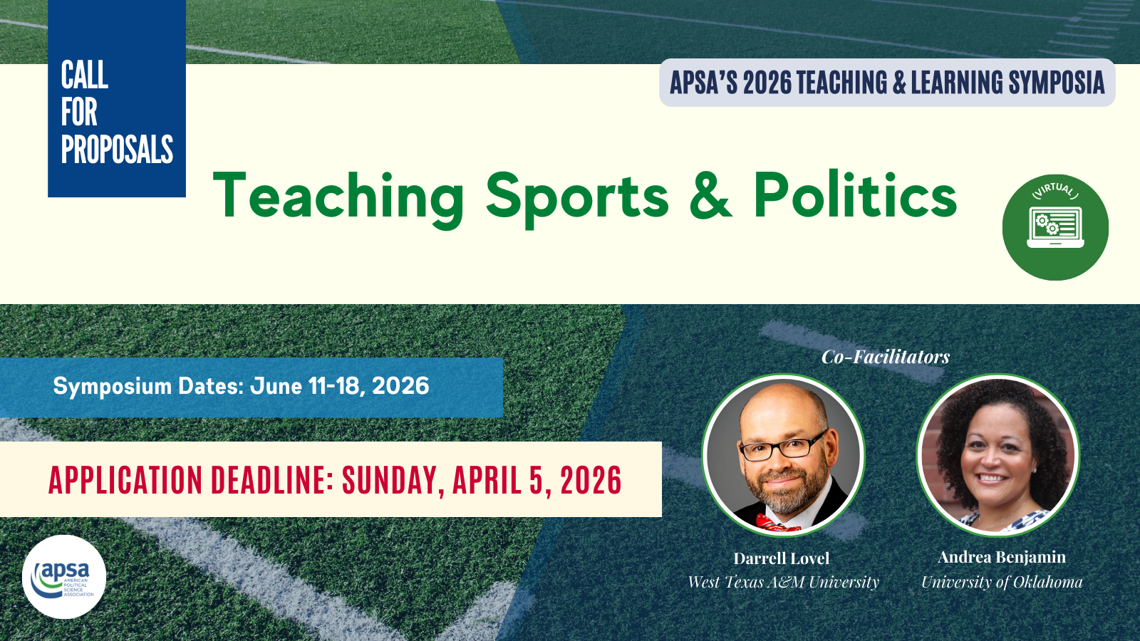 Elevating Teaching in Political Science: APSA Seeks Proposals for 2026 Virtual Teaching Symposium